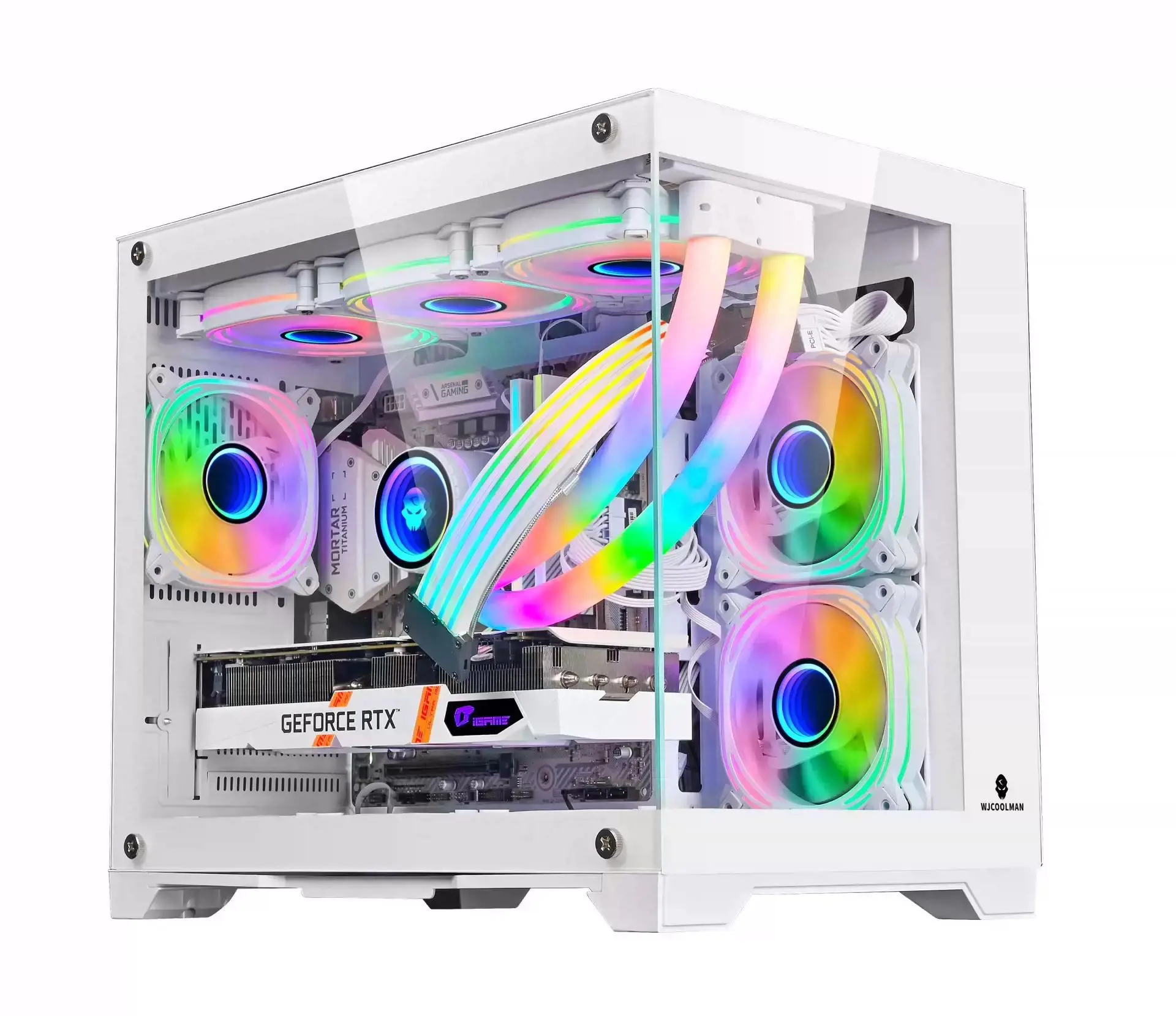 DIY Desktop PC Full Set I3 I7 RX580 2060 3060 GPU 13400f Assembled Gaming Desktop Pc Full Setup - Image 5
