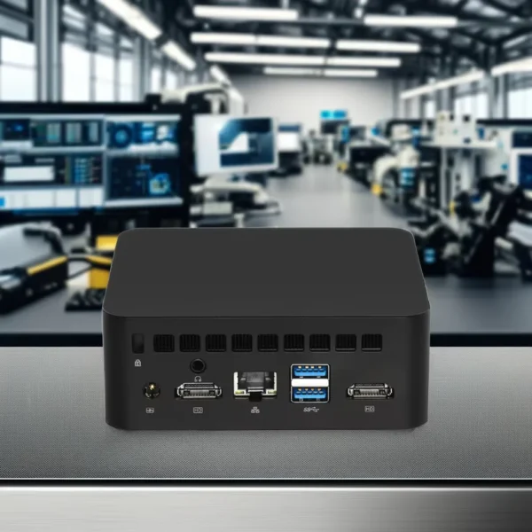 12th N100 Industrial Generation Mini PC with Single Network Dual DDR4 RAM Win 10 OS Core Processor SSD Hard Drive - Image 2