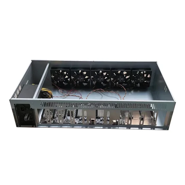 High Quality X79 the Live Broadcast Gaming 9 GPU X79 Computer case with 9 Pieces 580 Graphics Card Pc Computer case Chassis - Image 4