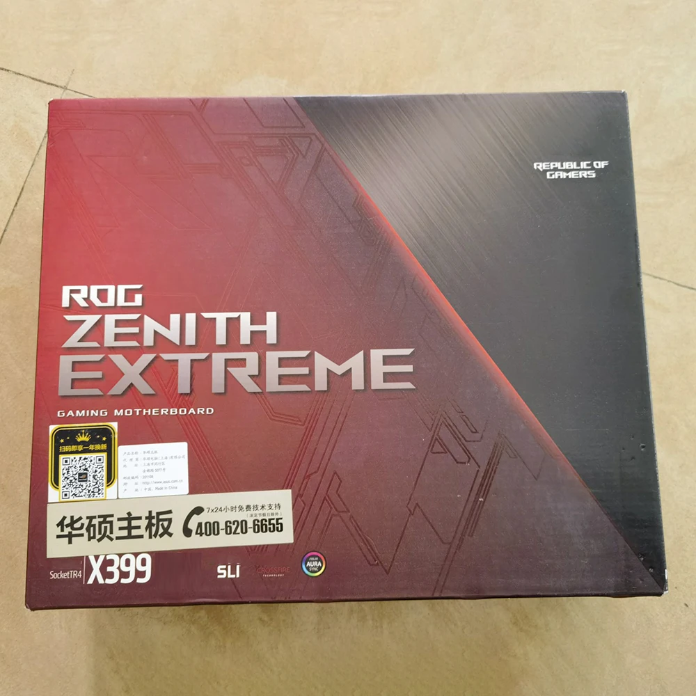 With Box ROG ZENITH EXTREME For ASUS X399 SocketTR4 DDR4 USB3.1 M.2 U.2 EATX GAMING Motherboard Works Perfectly Fast Ship - Image 6