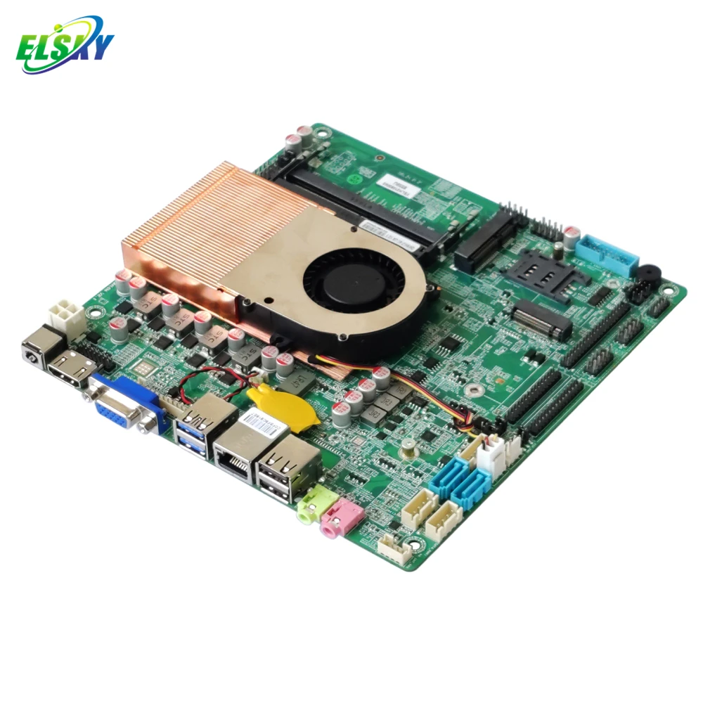 2025 ELSKY QM9H 8th/9th Gen Coffee Lake Motherboard with CPU I7 8559U DDR4 64GB Memory Win 11 OS Mainboard Mini ITX - Image 4