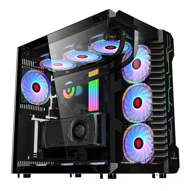 DIY Desktop PC Full Set I3 I7 RX580 2060 3060 GPU 13400f Assembled Gaming Desktop Pc Full Setup