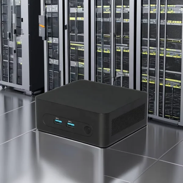 12th N100 Industrial Generation Mini PC with Single Network Dual DDR4 RAM Win 10 OS Core Processor SSD Hard Drive - Image 3