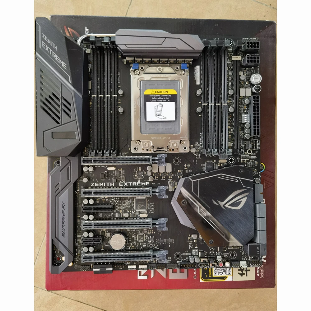 With Box ROG ZENITH EXTREME For ASUS X399 SocketTR4 DDR4 USB3.1 M.2 U.2 EATX GAMING Motherboard Works Perfectly Fast Ship - Image 5