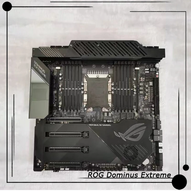ROG Dominus Extreme For ASUS Workstation Motherboard LGA3647 Onboard 10G LAN Wi-Fi Wireless Network Card Xeon W-3175X Processor