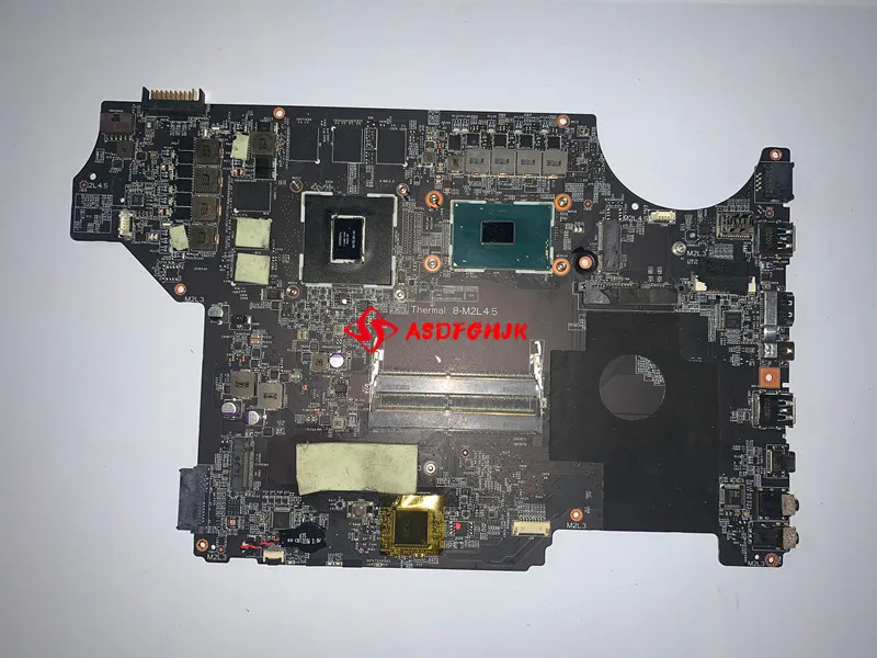 FOR MSI GE62 GE62VR GE72 GE72VR GP62 GP72 MS-16JB1 MS-179B1 Motherboard With I7-6700HQ AND GTX1060M 100% Works perfectly